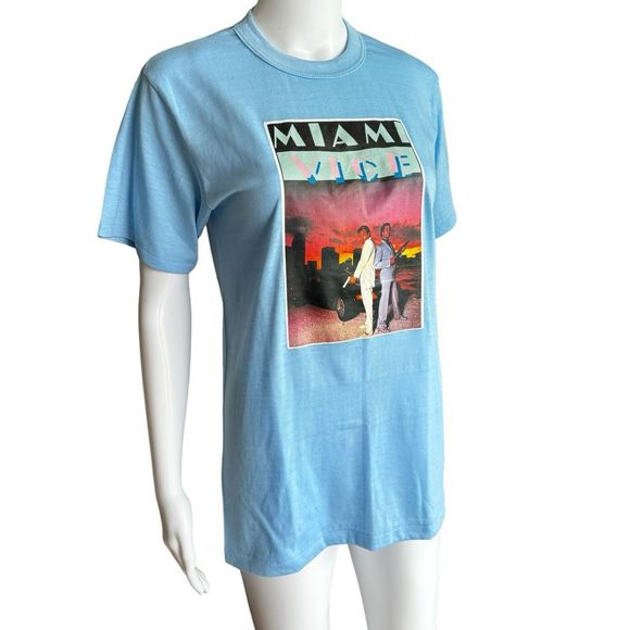 Vintage ‘80’s Miami Vice Single Stitch T-Shirt - Picture 5 of 8